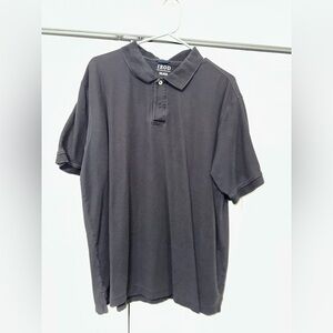 Izod Men's Black Short-Sleeve Polo